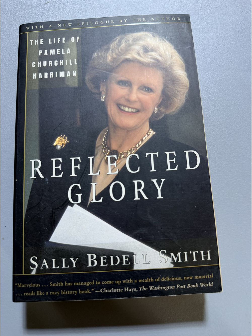 Reflected Glory Sally Bedell Smith 1st Edition Hardcover Pamela Harriman Bio DJ
